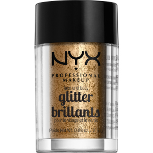 Гліттер NYX Professional Makeup Face & Body Glitter 08 Bronze 2.5 г (800897846800) краща модель в Харкові