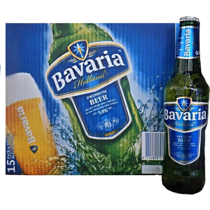 Упаковка пива Bavaria світле відфільтроване 5% 0.5 л x 15 шт (8714800013581) в Харкові