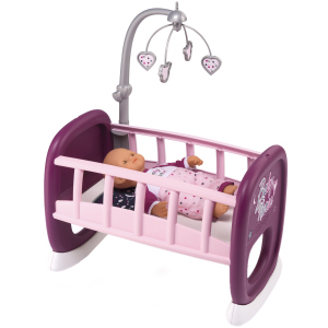 Колиска Smoby Toys Baby Nurse Прованс з мобілем 47 см (220343) (3032162203439) ТОП в Харкові