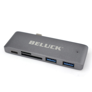 USB hub картридер 5 в 1 Beluck Type-C / USB 3.0 / SD / MicroSD BeluckHub лучшая модель в Харькове