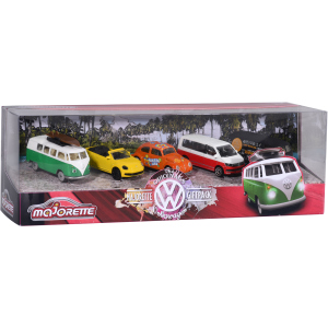 Набір машинок металевих Majorette Volkswagen 7.5 см 5 шт (2057615) (3467452030363) в Харкові