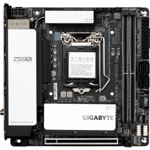 Материнская плата Gigabyte Z590I Vision D (s1200, Intel Z590, PCI-Ex16) в Харькове