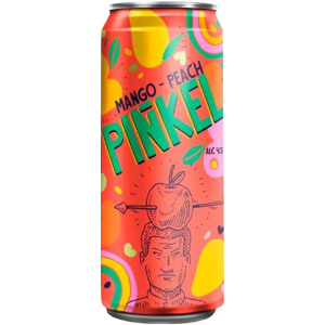 Упаковка напитка сброженного газированного Pinkel Яблоко-персик-манго 5% 0.5 л х 20 шт (4820120801709) ТОП в Харькове