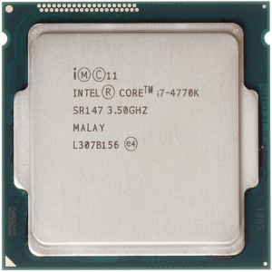 Процесор Intel Core i7-4770K 3.5GHz/5GT/s/8MB (SR147) s1150, tray краща модель в Харкові