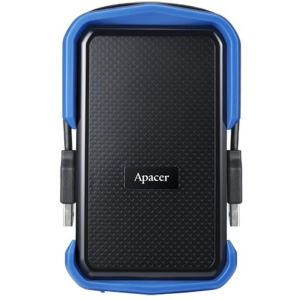 Жорсткий диск HDD ext 2.5 USB 2.0TB Apacer AC631 Black/Blue (AP2TBAC631U-1) ТОП в Харкові