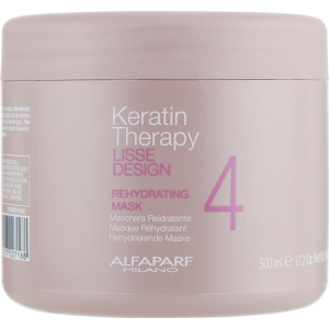 Маска для волосся Alfaparf LD Keratin Therapy Rehydrating Mask Зволожуюча 500 мл (8022297007168)