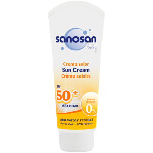 Дитячий сонцезахисний крем Sanosan Baby SPF 50 75 мл (4003583197682) в Харкові