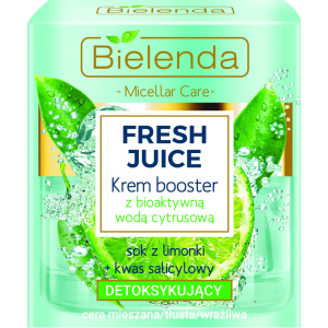 Крем-бустер Bielenda Fresh Juice Детоксифікуючий з біоактивною цитрусовою водою 50 мл (5902169035983) в Харкові