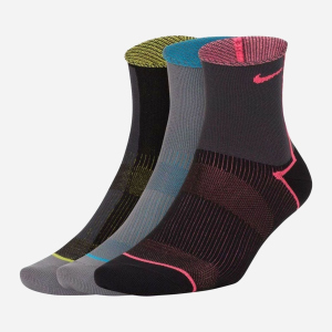 Набір шкарпеток Nike W Nk Everyday Ltwt Ankle 3Pr CK6021-907 M (38-42) 3 пари Чорний/Сірий (194500816619)