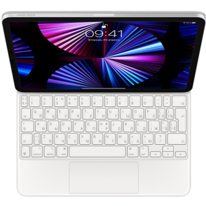 Обложка-клавиатура Apple Magic Keyboard для iPad Pro 11 2021 и iPad Air 2020 White (MJQJ3RS/A) ТОП в Харькове