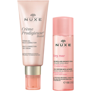 Набір Nuxe Крем-гель Creme Prodigieuse Boost 40 мл + Міцелярна вода Very Rose 40 мл (3264680025471)