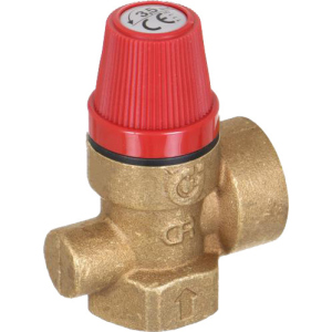 Запобіжний клапан Caleffi DN 3/4" (6 бара) для систем опалення (311560) в Харкові