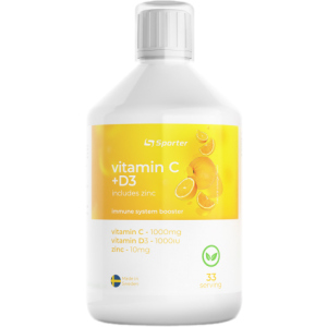 Витаминно-минеральный комплекс Sporter Vitamin C + D3 500 мл Orange (4820249720158)