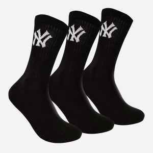 Шкарпетки New York Yankees 3 pk Crew 15100002-1002 31-34 р 3 пари Чорні (8718984009002) надійний