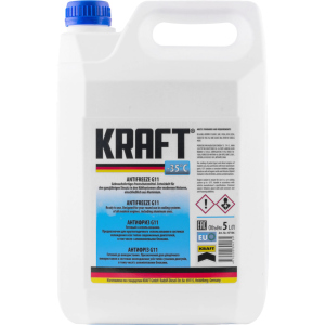 купити Антифриз Kraft G11 Blue -35 ° C для системи охолодження 5 л (KF106)