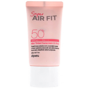 Сонцезахисний тонуючий крем A'pieu Super Air Fit Mild Tinted Sunscreen SPF50+ PA+++ 50 мл (8809643530538) в Харкові