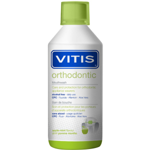 Ополіскувач для ротової порожнини Dentaid Vitis Orthodontic 500 мл (8427426046757/8427426061972) краща модель в Харкові