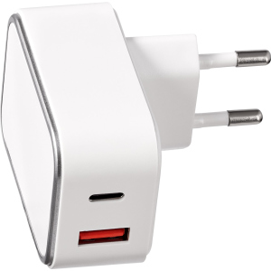 Зарядний пристрій для живлення Logan Dual USB Wall Charger 5V 2A CH-2 White ТОП в Харкові