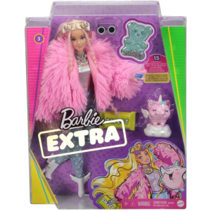 Лялька Barbie Екстра в рожевій пухнастій шубці (GRN28) (0887961908480) в Харкові