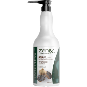 Шампунь Zenix Prof Hair с черным чесноком Black Garlic 1000 мл (8680075541350) лучшая модель в Харькове