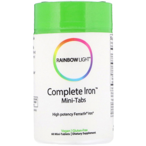 Витамины Rainbow Light Железо Complete Iron 60 мини таблеток (21888200610) лучшая модель в Харькове