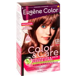 Фарба для волосся Eugene Perma без аміаку Color & Care 6.35 Темний Блондин Золотистий Червоне Дерево 125 мл (3140100336283) ТОП в Харкові