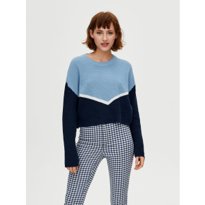 Джемпер Pull & Bear 5558307401-AEDK L Голубой с синим и белым (3000003082055) лучшая модель в Харькове