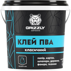 Клей ПВА Класичний Grizzly 5 кг (4823048028388) ТОП в Харкові