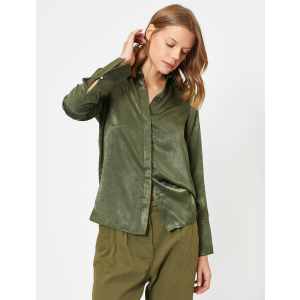 Рубашка Koton 0KAK68962CW-878 40 Khaki (8682260279222) лучшая модель в Харькове