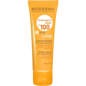 Сонцезахисний тональний крем Bioderma Photoderm Max SPF 100 Tinted Cream Light Colour 40 мл (3401353789500) в Харкові