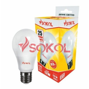 Набор 10 шт. LED лампа SOKOL A65 12.0W 220В E27 4100К лучшая модель в Харькове