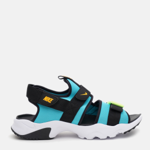 Сандалі Nike Canyon Sandal CI8797-300 45 (12) 30 см Чорні з блакитним (193658083690)