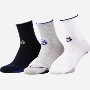 Набір шкарпеток Sergio Tacchini 93241741-2 39-42 3 пари Сірий/Синій (3349600161528) ТОП в Харкові