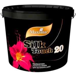 Напівматова латексна фарба "Silk Touch 20" Maxima 6 кг (4823083307837) ТОП в Харкові