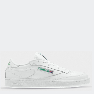 Кеды Reebok Club C 85 AR0456 41 (8.5) 26.5 см White/Green (4056561016697) ТОП в Харькове