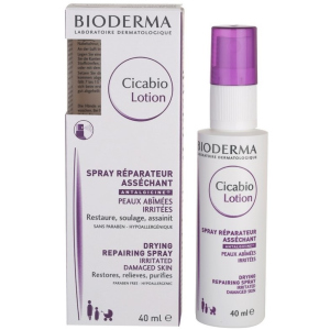 хорошая модель Спрей-лосьон для раздраженной и ослабленной кожи Bioderma Cicabio Lotion spray 40 мл (3701129800225)