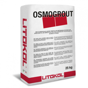 Гидроизоляция проникающая Litokol OSMOGROUT от отрицательного давления воды OSMG0025 25 кг надежный