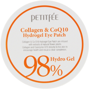 Гідрогелеві патчі для очей Petitfee Collagen &amp; Co Q10 Hydrogel Eye Patch Колаген-Коензим 60 шт (8809239800458) краща модель в Харкові