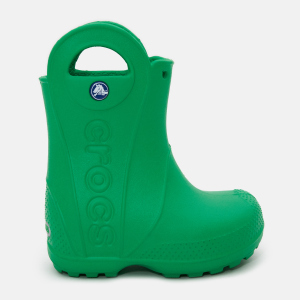 Резиновые сапоги Crocs Kids Jibbitz Handle It Rain Boot 12803-3E8-C6 22-23 Зеленые (887350425994_8873504259940) надежный