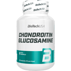 Хондропротектор Biotech Chondroitin & Glucosamine 60 капсул (5999076216604) лучшая модель в Харькове