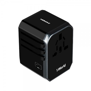 Зарядний пристрій Momax 1-World AC Travel Adapter USB Type-C + 4 USB Black надійний