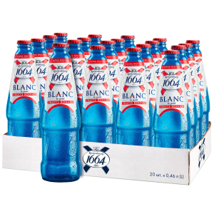 Упаковка пива Kronenbourg 1664 Blanc le goût Fruits Rouges 4.5% 0.46 л х 20 шт (4820000458368) надійний