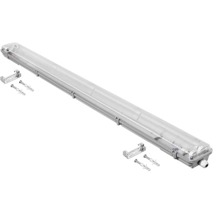 Лінійний світильник DELUX PC7 LED SLIM IP65 G13 під LED лампи 2х1200 мм (90017901) краща модель в Харкові