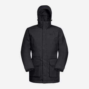 Парка Jack Wolfskin Fierce Wind Parka M 1114381-6000 S Черная (4060477918143) в Харькове