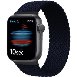 Ремінець Promate Fusion-40S для Apple Watch 38-40 мм 1/2/3/4/5/6/SE Charcoal (fusion-40s.charcoal)