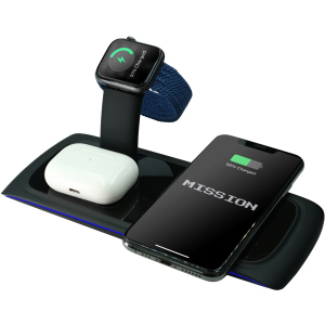 Беспроводное зарядное устройство Mission Wireless Dock N33 3 в 1 Black (Mi-N33bk) в Харькове