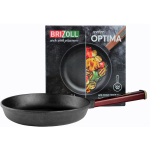 купить Сковорода Brizoll Optima-Bordo с ручкой 200х35 мм (O2035-P2)