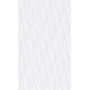 Cersanit WHITE WAVE STRUCTURE GLOSSY