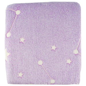 Плед LIFETIME Blanket glow in dark Фиолетовый 140х180 см (871125217994-2 violet)