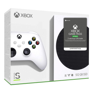 Microsoft Xbox Series S 512Gb + Xbox Game Pass Ultimate (3 місяці) ТОП в Харкові